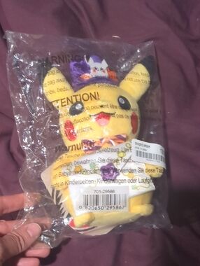 Pikachu Plush Toy - NWT STILL IN ORIGINAL BAG. 25TH ANNIVERSARY POKEMON